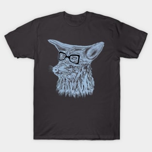 Clever Blue Coyote T-Shirt